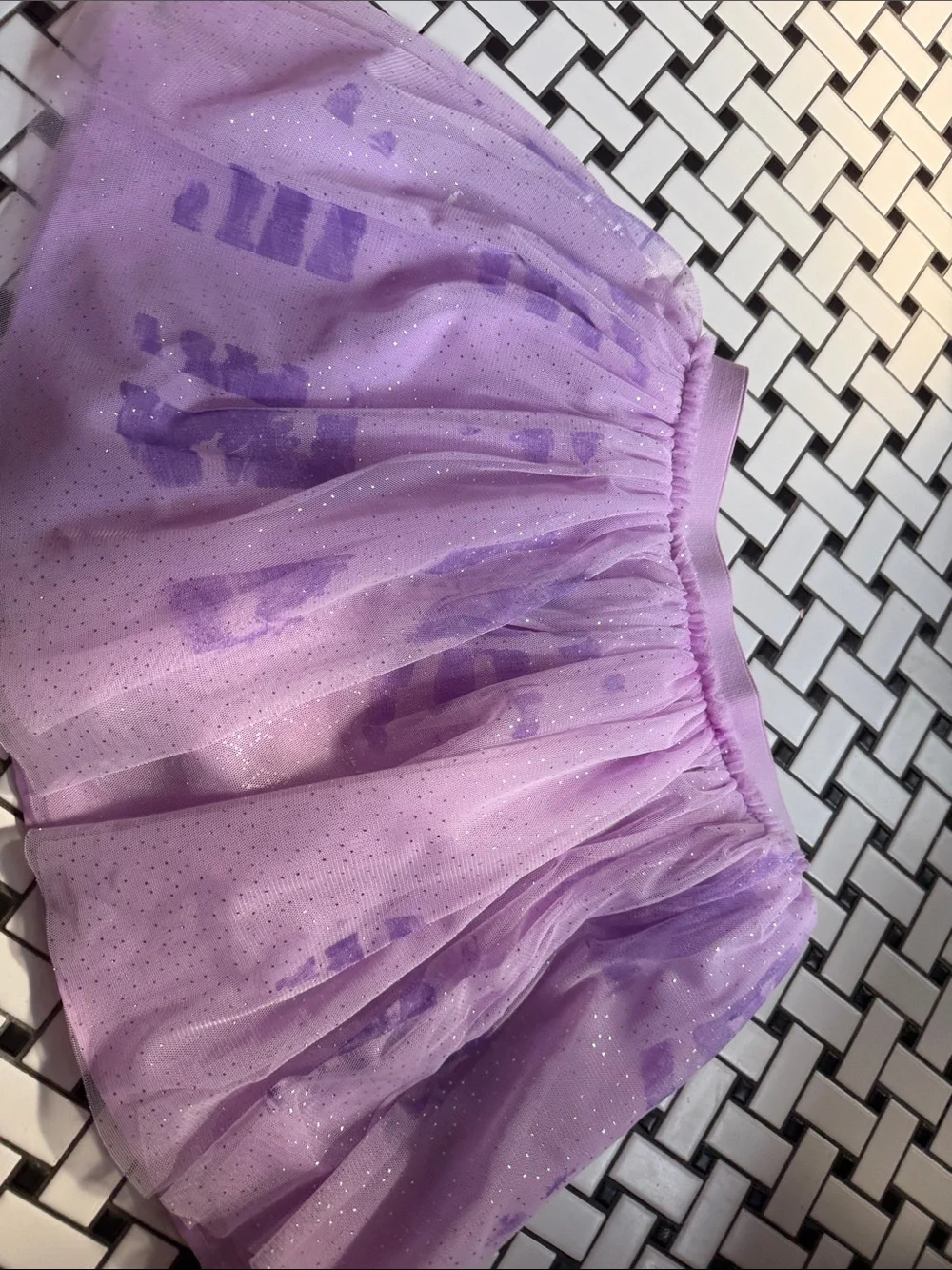 Lilac Glitter Tulle Skirt - Women's